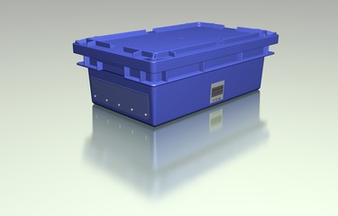 Transportbeh&auml;lter blau