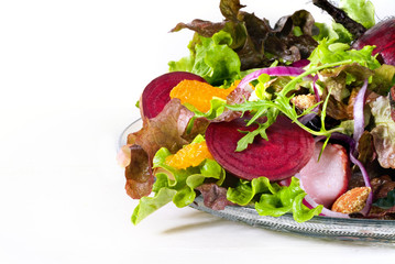 healthy salad with beet