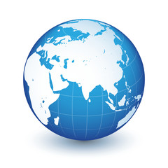 Planète terre bleue