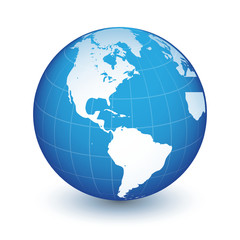 Planète terre bleue