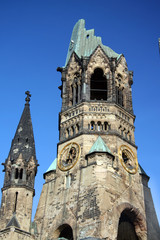 Alter Krichturm der Gedächniskirche in Berlin
