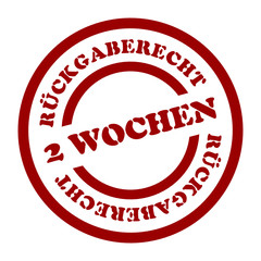 stempel 2 wochen rueckgaberecht I