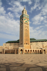 Fototapeta premium Mosque Hassan II in Casablanca