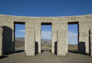 Stonehenge replica in Washington state.