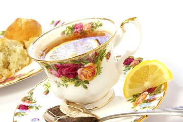 Lemon Tea Close Up