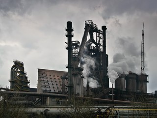 Ecology and behavior of human - smokestack industry