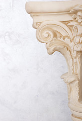 Naklejka premium roman column closeup
