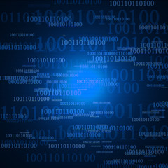 Obraz premium Highlighted bits and bytes