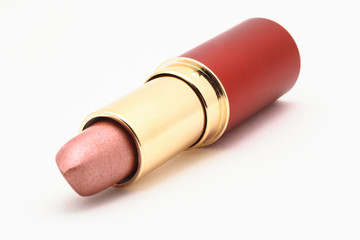 Diagonal lipstick in red tube