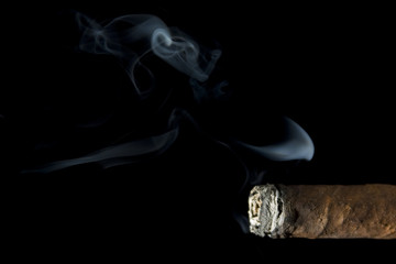 a cigar