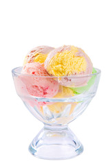 delicious ice cream sundae