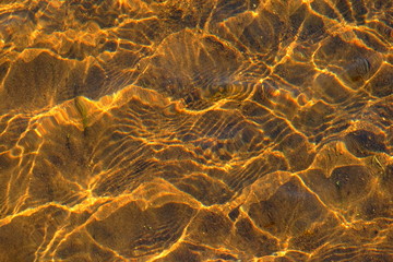 Sun dancing on the water