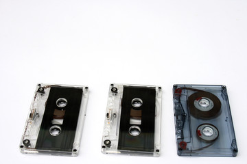On a photo of audio the cartridge. The photo is isolated