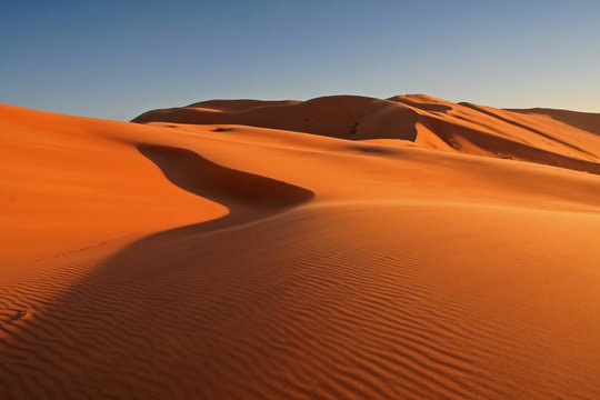 Desert in Hasi Labied, Moroco, Africa