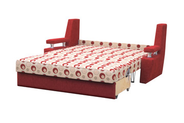 A sofa isolated on a white background