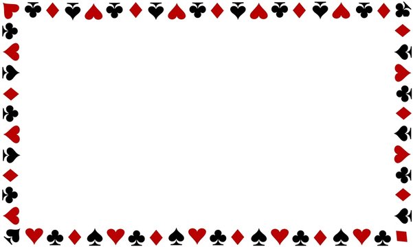 Card suit symbol background