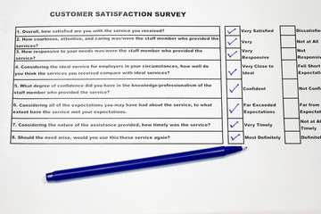 Obraz premium Customer Satisfaction Survey 
