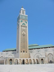 Fototapeta na wymiar Duża Mosquée Casablanca