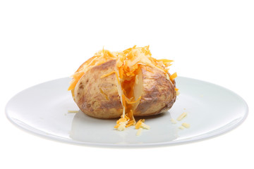 Jacket potato with cheeses