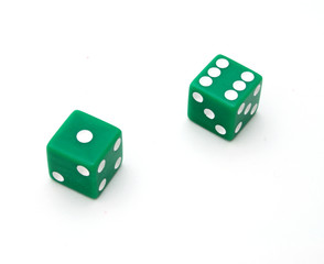 green dice