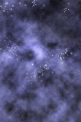 Universe, galaxy, space - dark blue