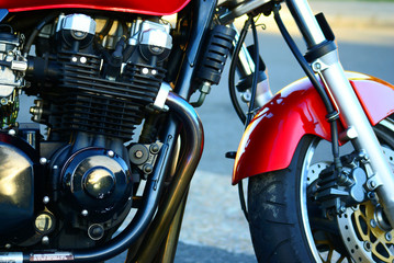 Fototapeta premium silnik motocykla
