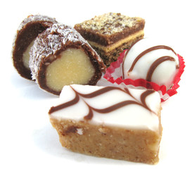 Cakes fancy isolatedonwhite background