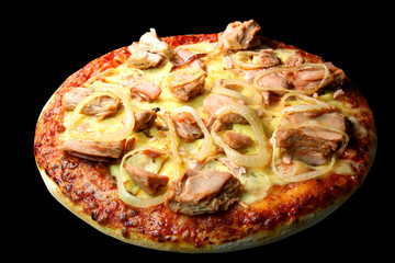 Pizza tuna zwiebeln