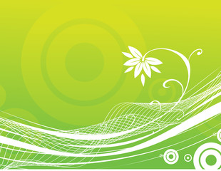 Abstract floral background