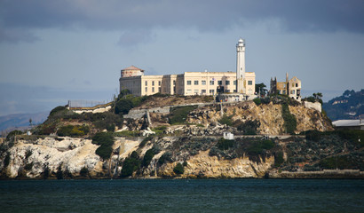 Fototapeta na wymiar Rock - Więzienie Alcatraz