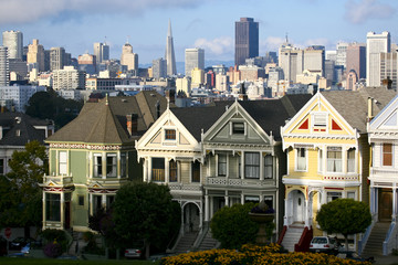 Famous painted laidies in San Francisco