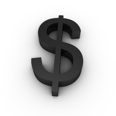 dollar 3d symbol