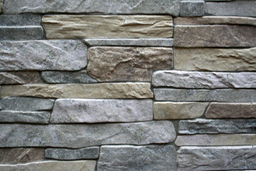 piedras en una pared. textura artificial