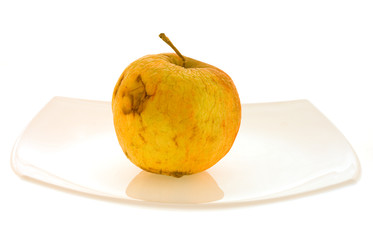 withering apple
