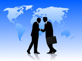 Businessman handshake