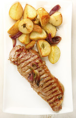Steak and Roast Potatoes