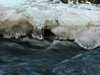 Frozen river