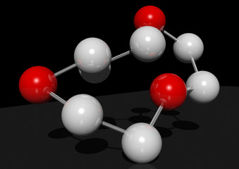 Obraz premium Molecules