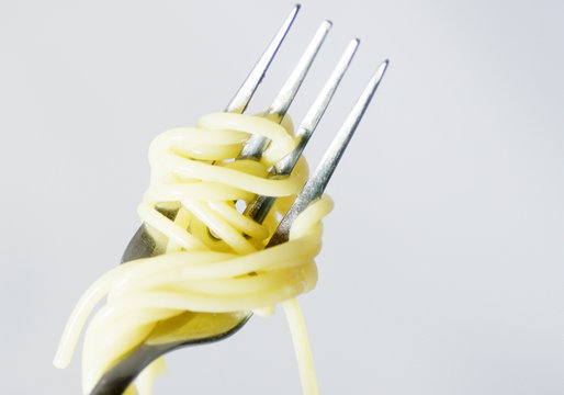 fourchette et spaggettis