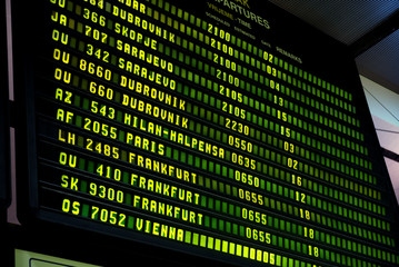 airport display