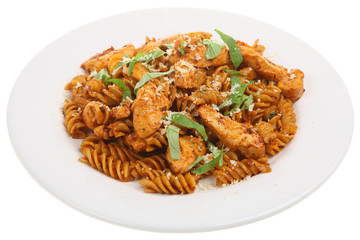 Fusilli Pasta with Chicken