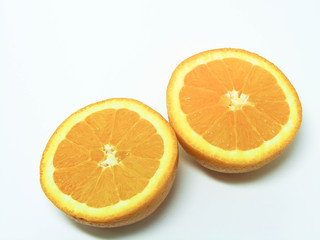 Fototapeta na wymiar Cuted orange