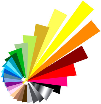 exploding color wheel