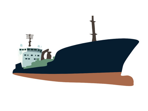 navy ship brown hull white background clip art preview