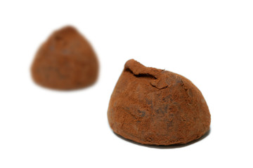 Two Chocolate Truffles
