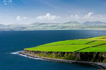 Afwasbaar Fotobehang Kust Paysage de bord de mer en Irlande