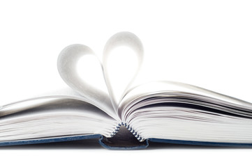 Heart from pages