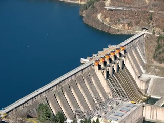 Deurstickers Dam dam