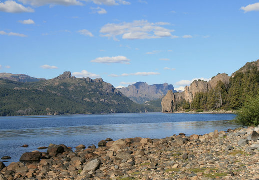 Route of the seven lakes near Bariloche, Argentina