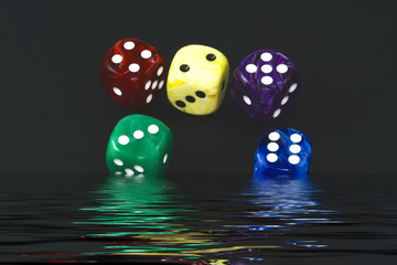 Glücksspiel - nahe am Wasser